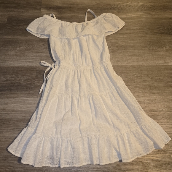Design History White Off-Shoulder Eyelet Sundress - Picture 8 of 10
